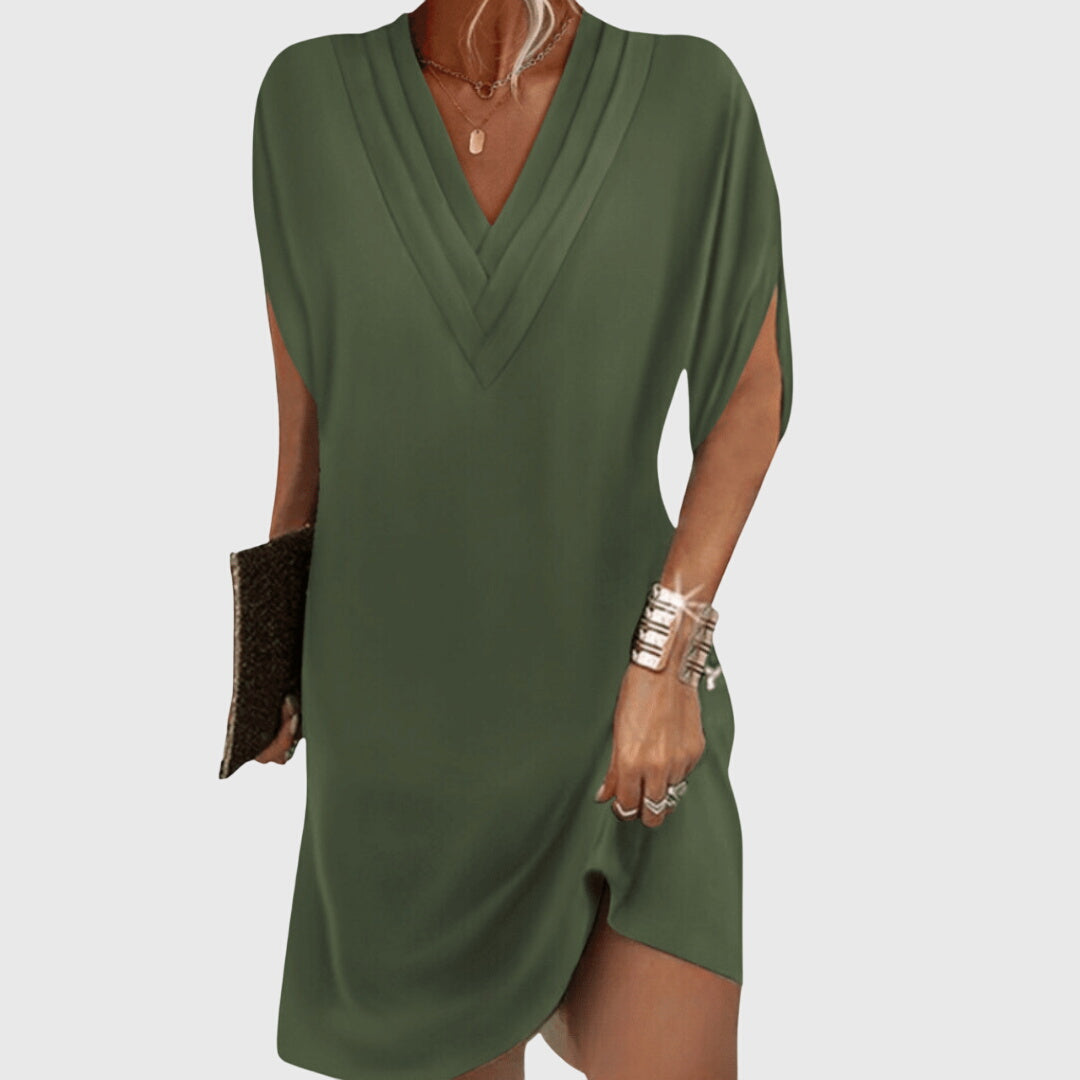 Christine | Tummy-Control Draped Dress