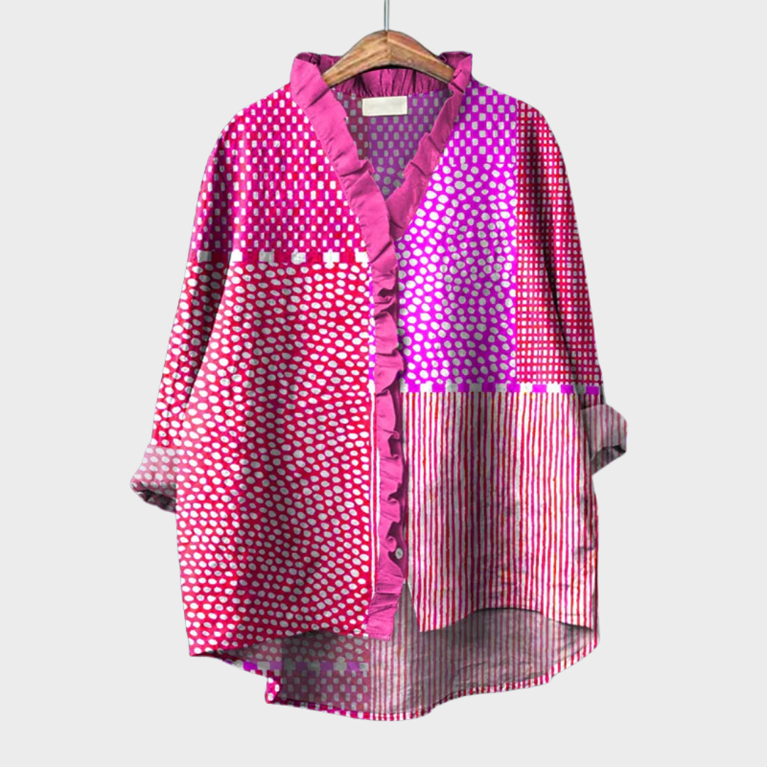 Cassandra timeless elegant summer blouse