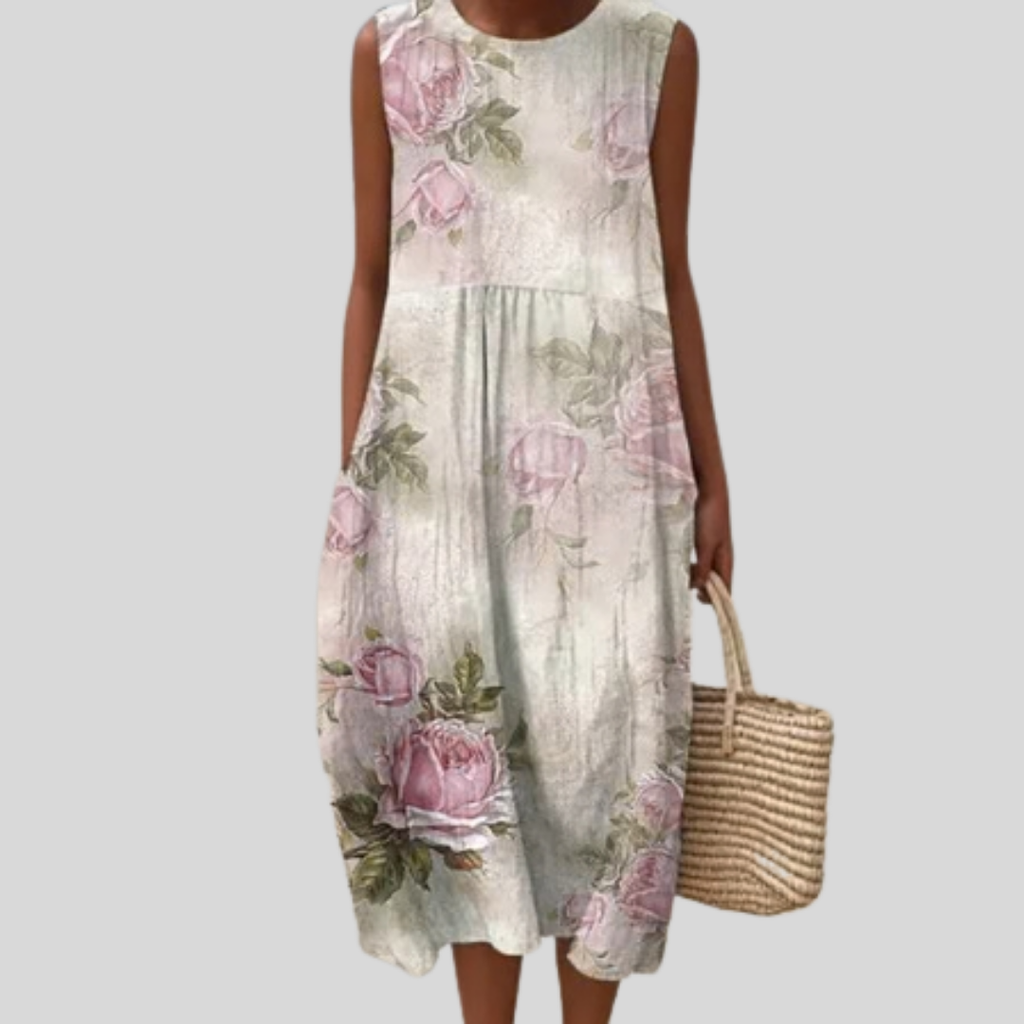 Hermine flowy and comfortable midi dress