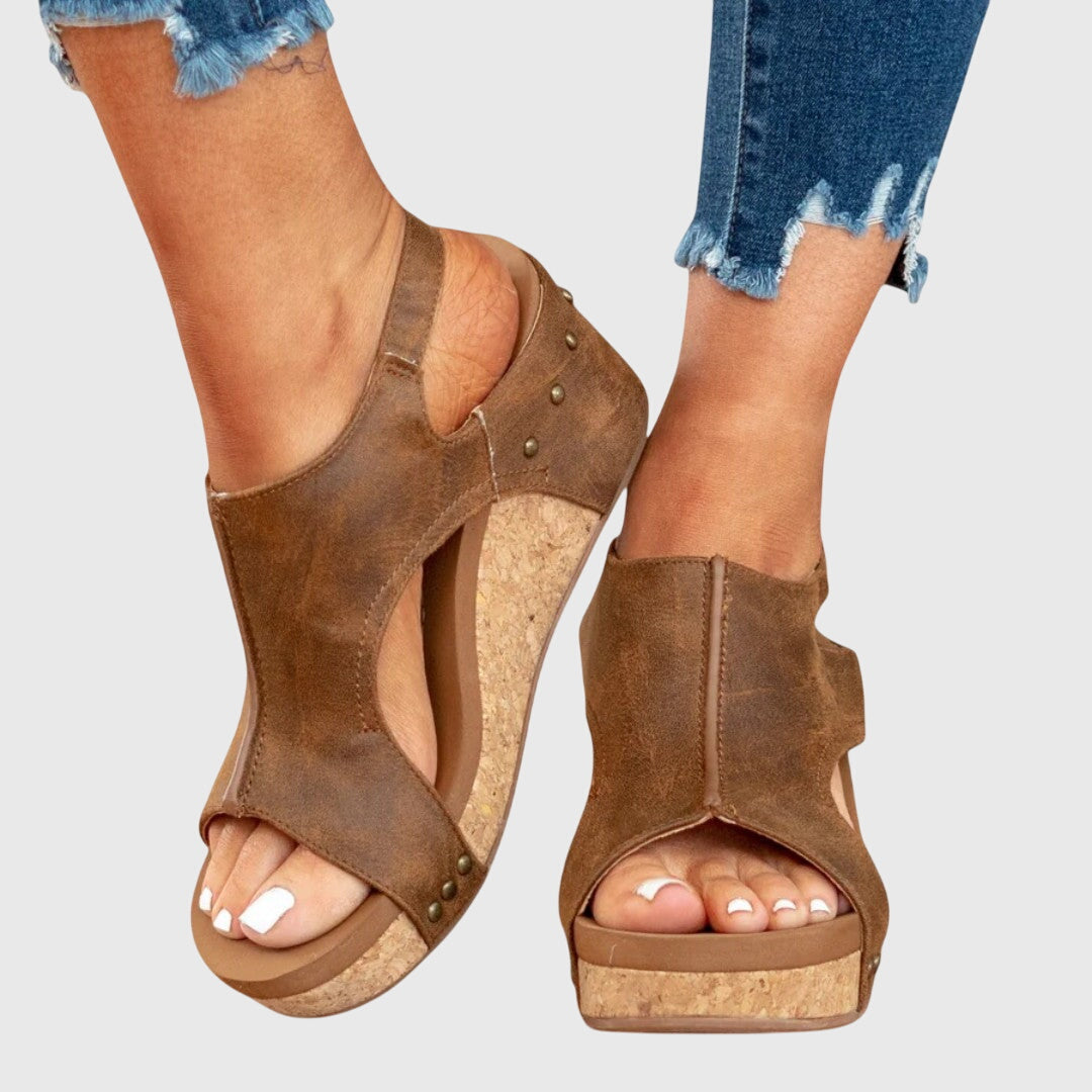 Adela - Wedge Sandals