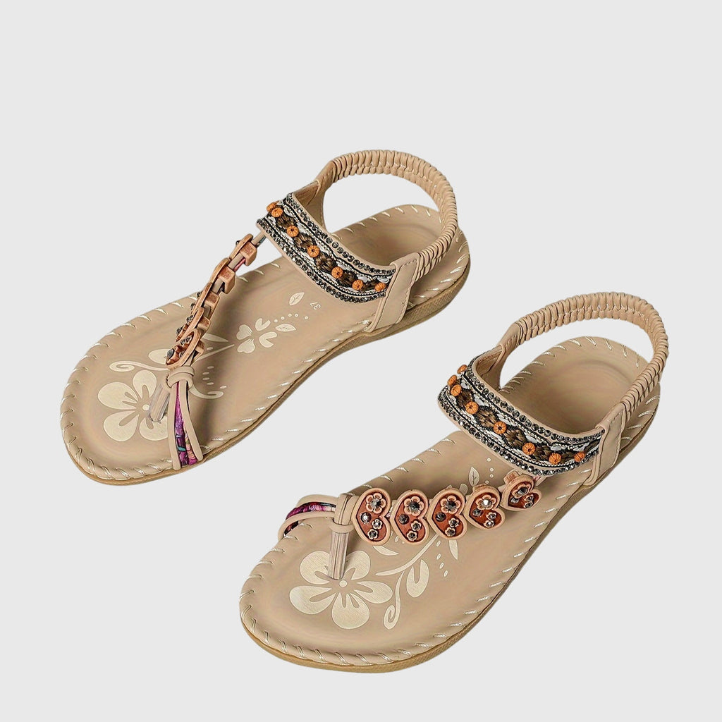Jocelyn - Beaded Support Sandals