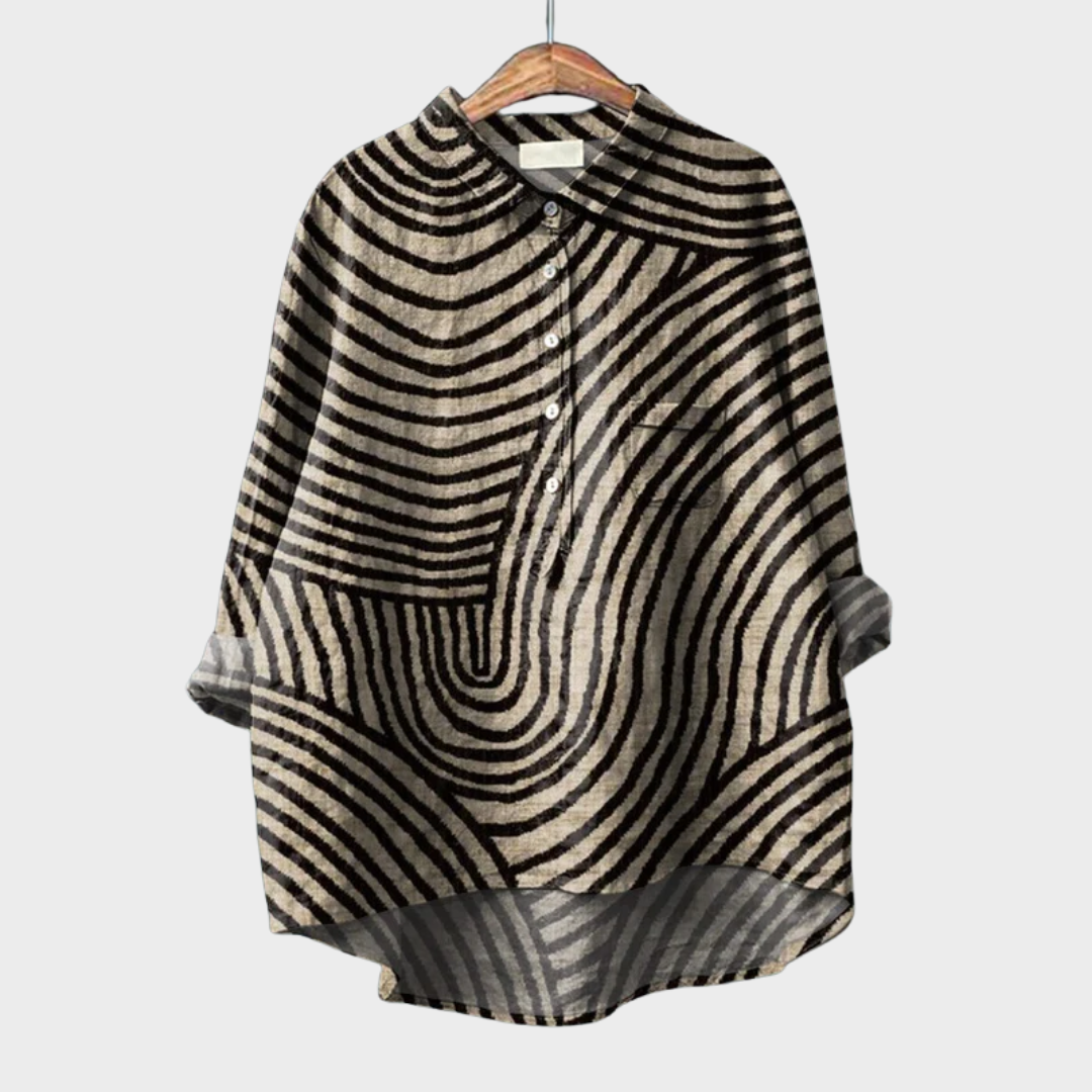 Melina timeless elegant summer blouse
