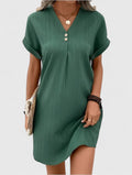 Jeanne | Relaxed Draped Everyday Dress