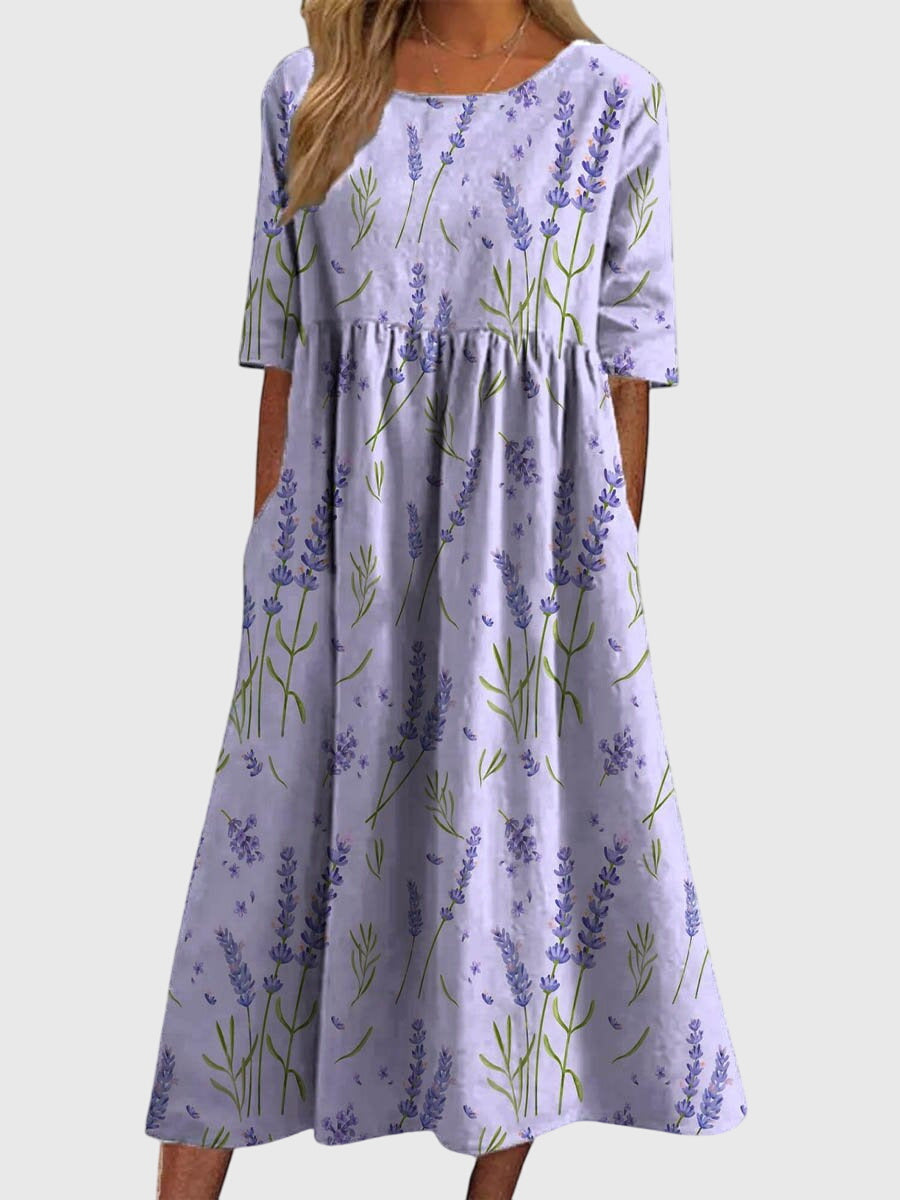 Djala | Embroidered Relaxed-Fit Dress
