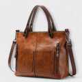 Auriane elegant leather tote bag