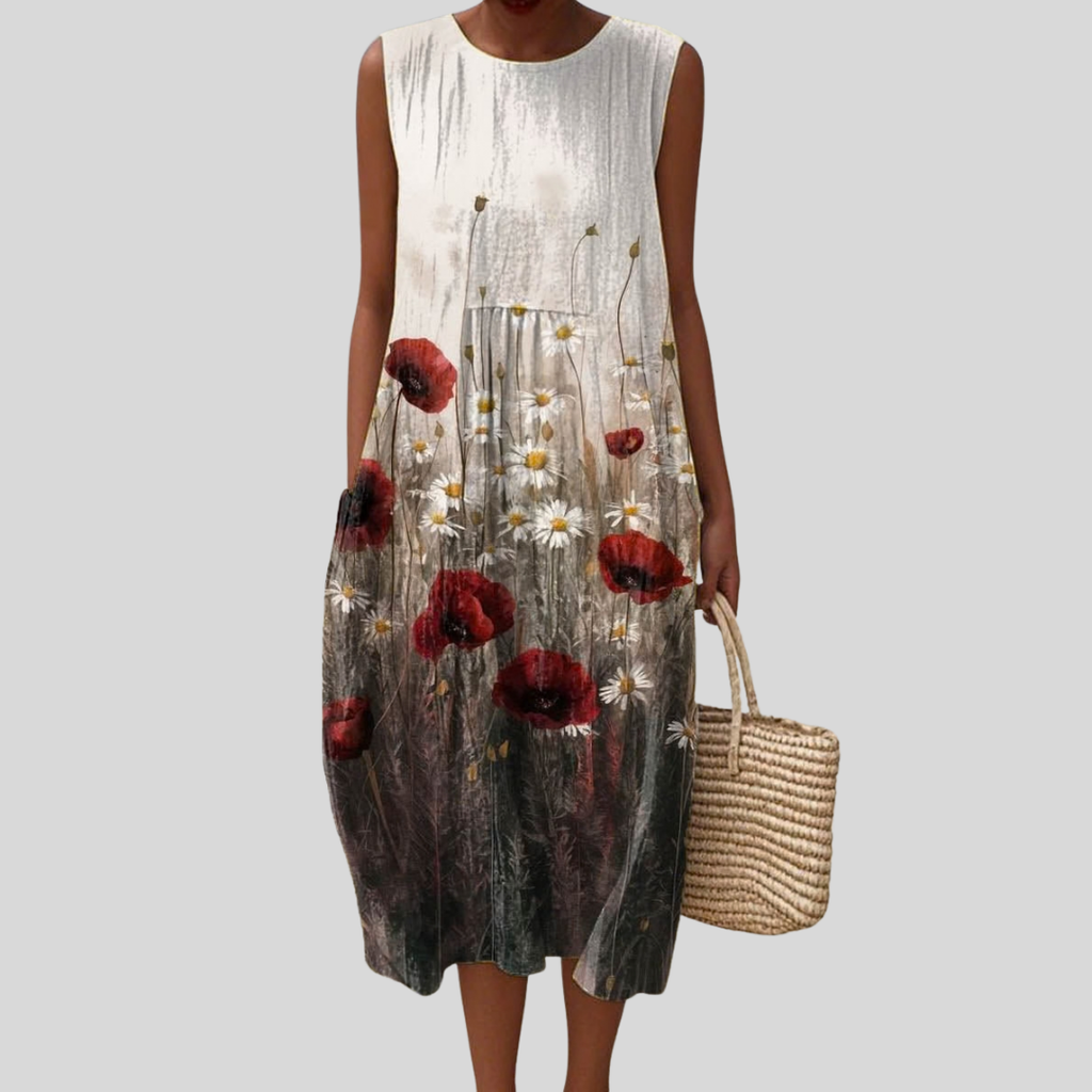 Alba flowy and comfortable midi dress