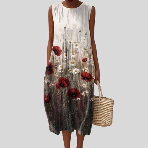 Alba flowy and comfortable midi dress