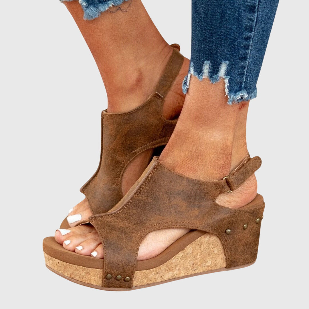 Adela - Wedge Sandals