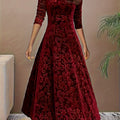 Dorothy | Patterned Square-Neck Maxi Dress