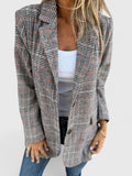 Soralyetta - Plaid Cozy Winter Blazer