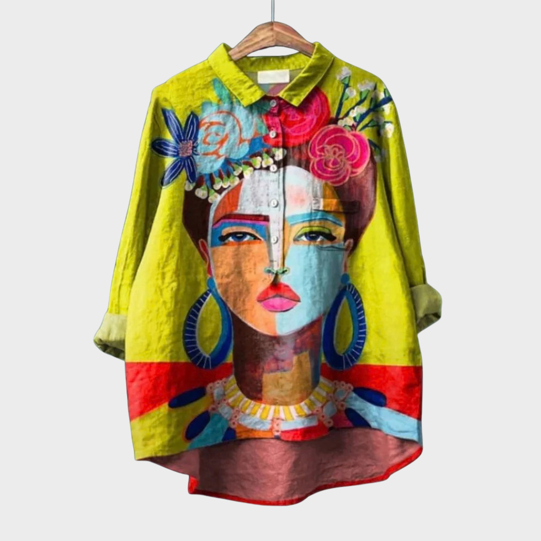 Amelia artistic portrait elegant summer shirt