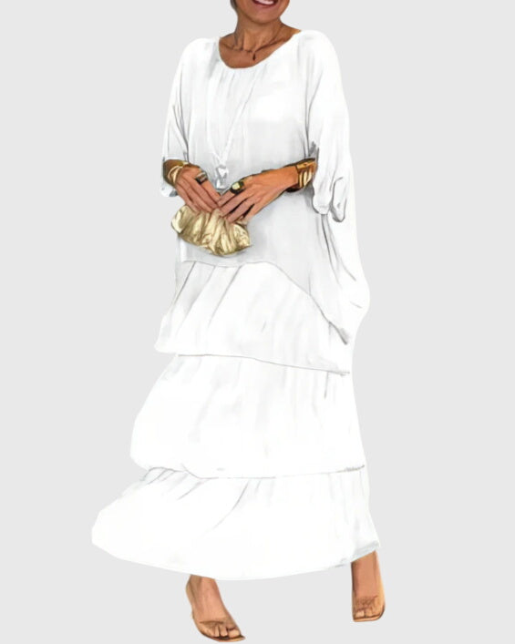 Patricia Long Flowing Elegant Dress