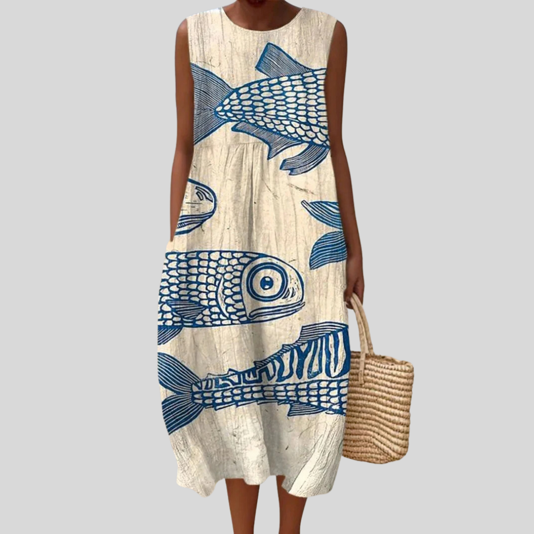 Mathilde flowy and comfortable midi dress