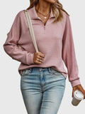 Christine - Elegant Half-Zip Sweater