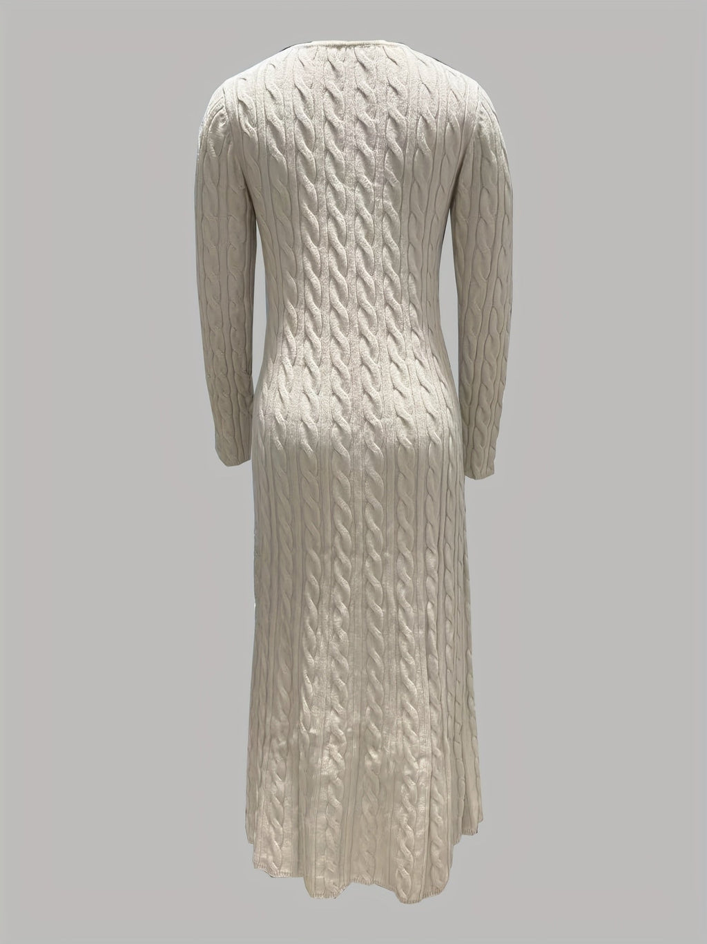 Evelyn | Cable Knit Maxi Dress