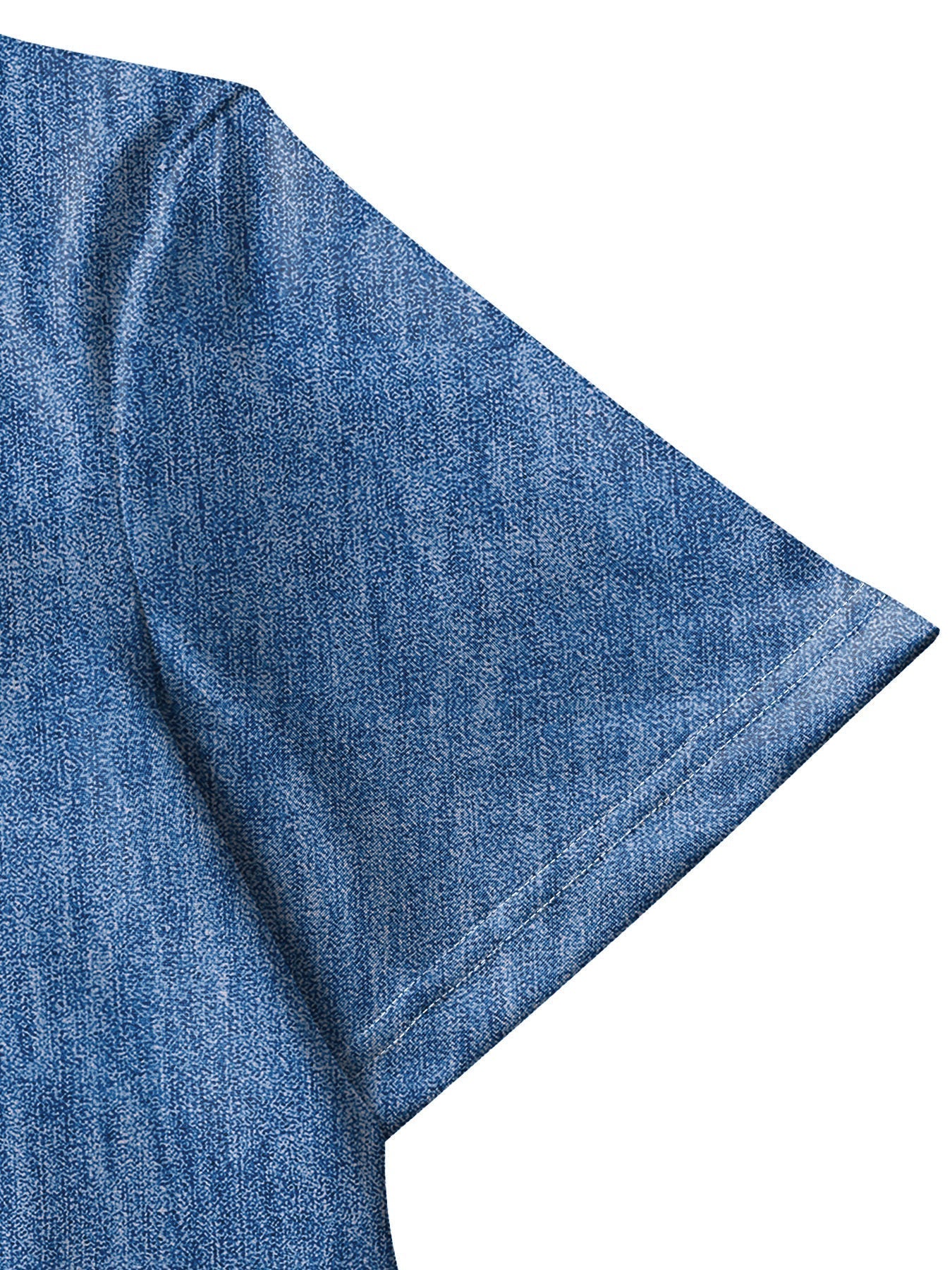 Leontine - Retro Denim Button-Front Dress