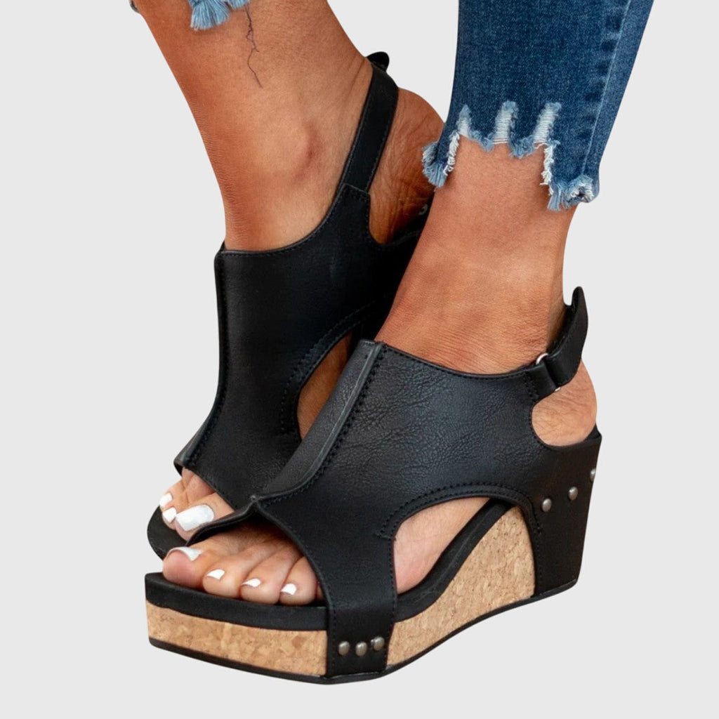 Adela - Wedge Sandals