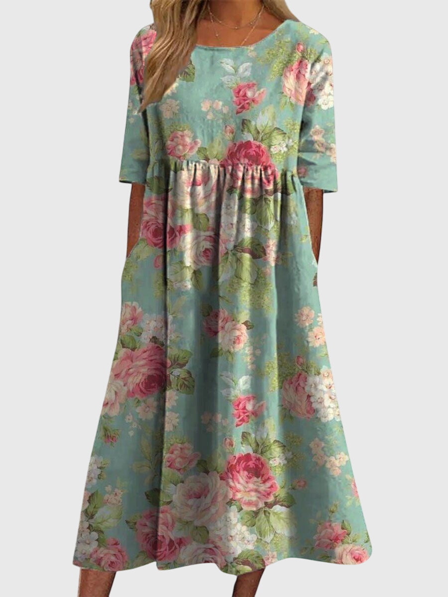 Djala | Embroidered Relaxed-Fit Dress
