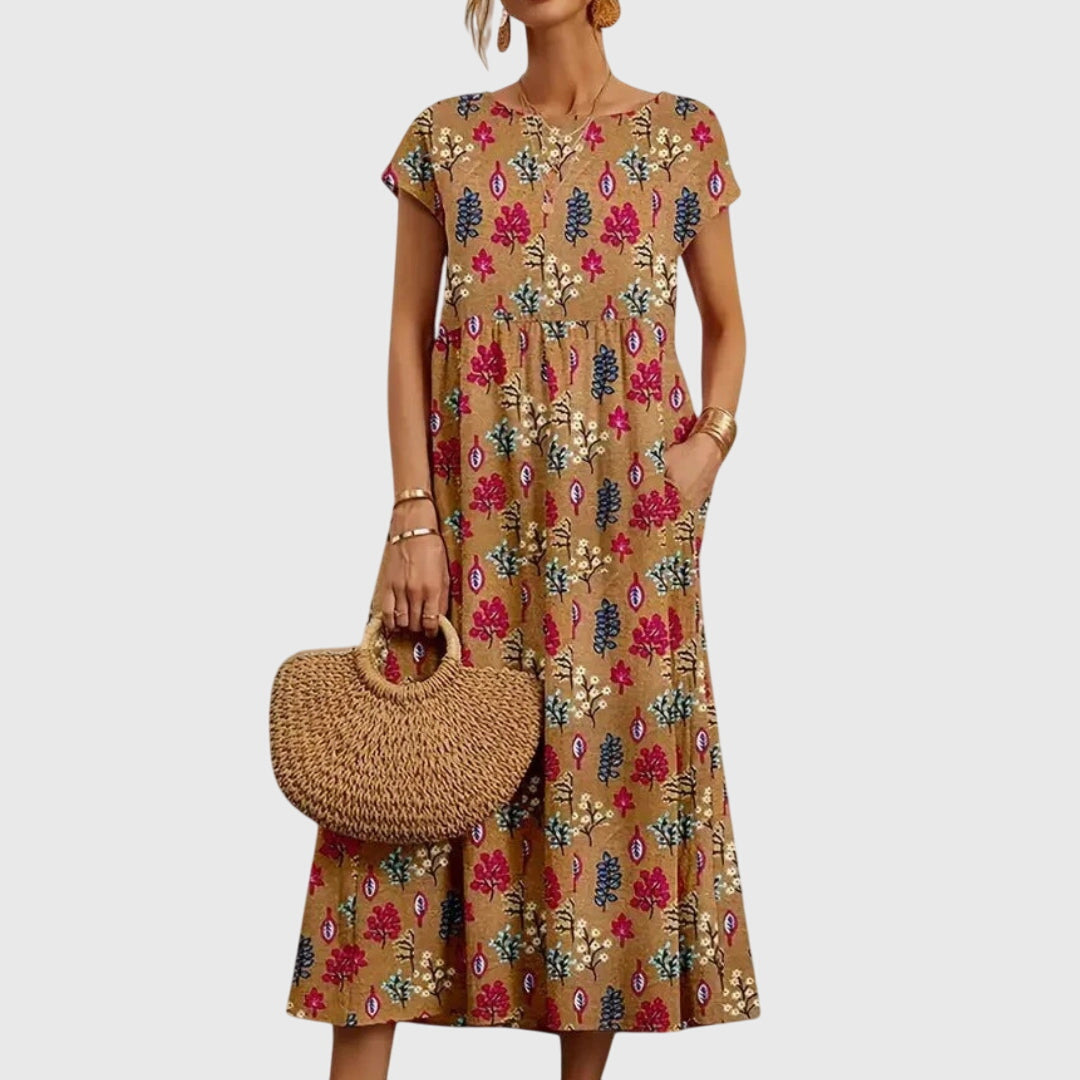Valencia - Flowy Floral Chic Dress
