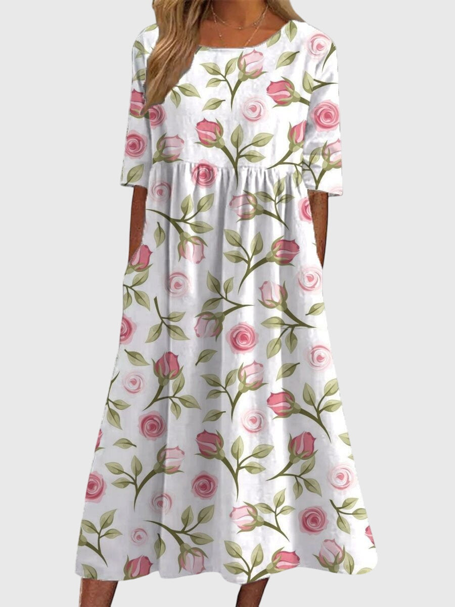 Djala | Embroidered Relaxed-Fit Dress