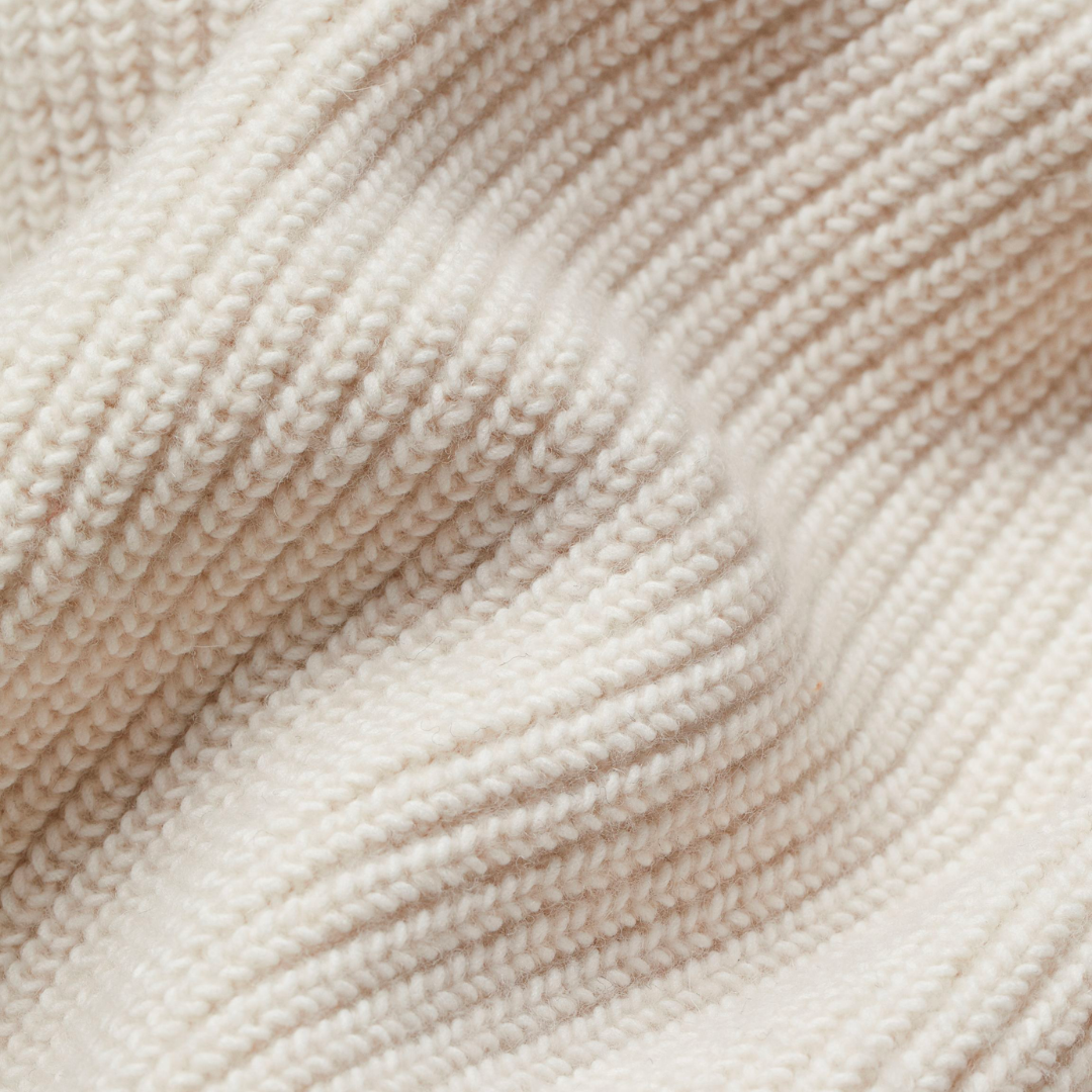 Jan - Ribbed Knit Open-Front Cardigan