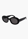 Averi sleek oval vintage sunglasses