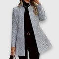 Manon Mizari tailored silhouette blazer styled with formal trousers