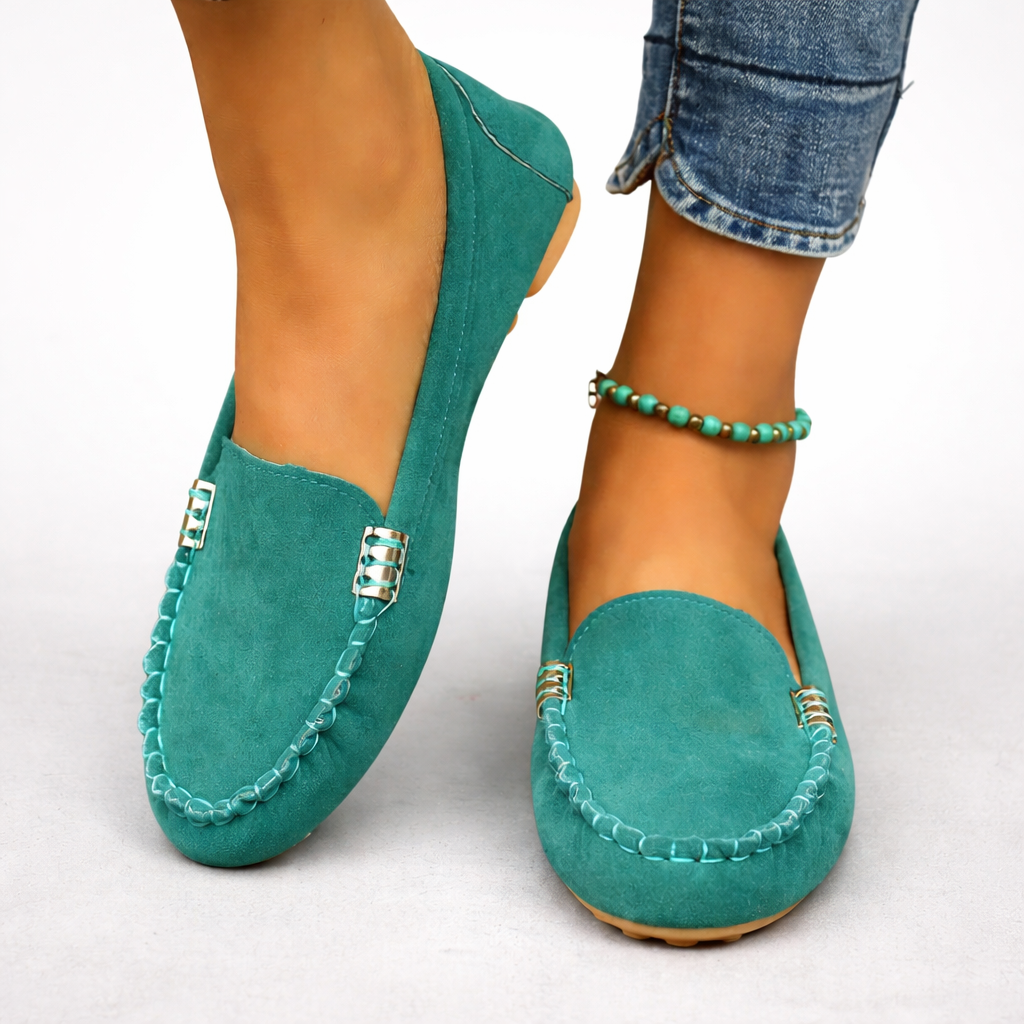 Kaia soft ballerina loafer flats handcrafted shoes