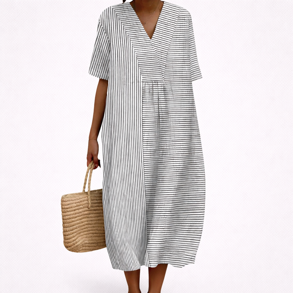 Jade printed short sleeve summer dress