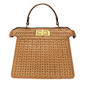 Lou valencia woven vegan leather satchel