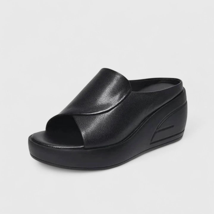 Celionette supportive wedge sandals with wide toe box