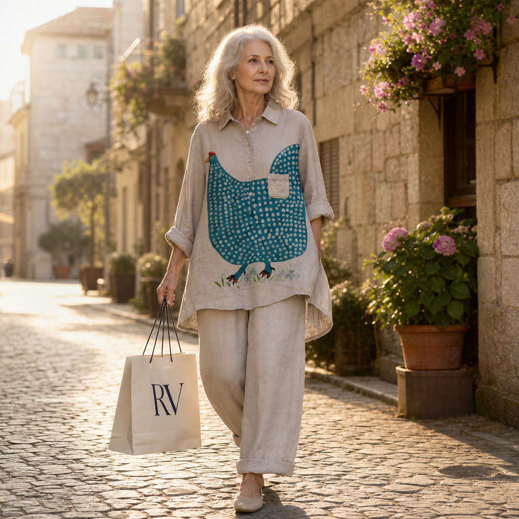 Celine - Vintage Style Blouse