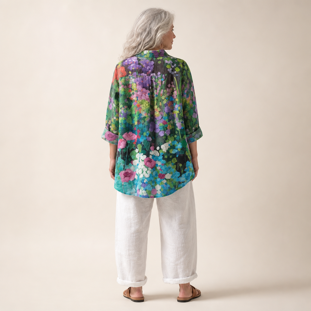 Therese - Classic Floral Blouse
