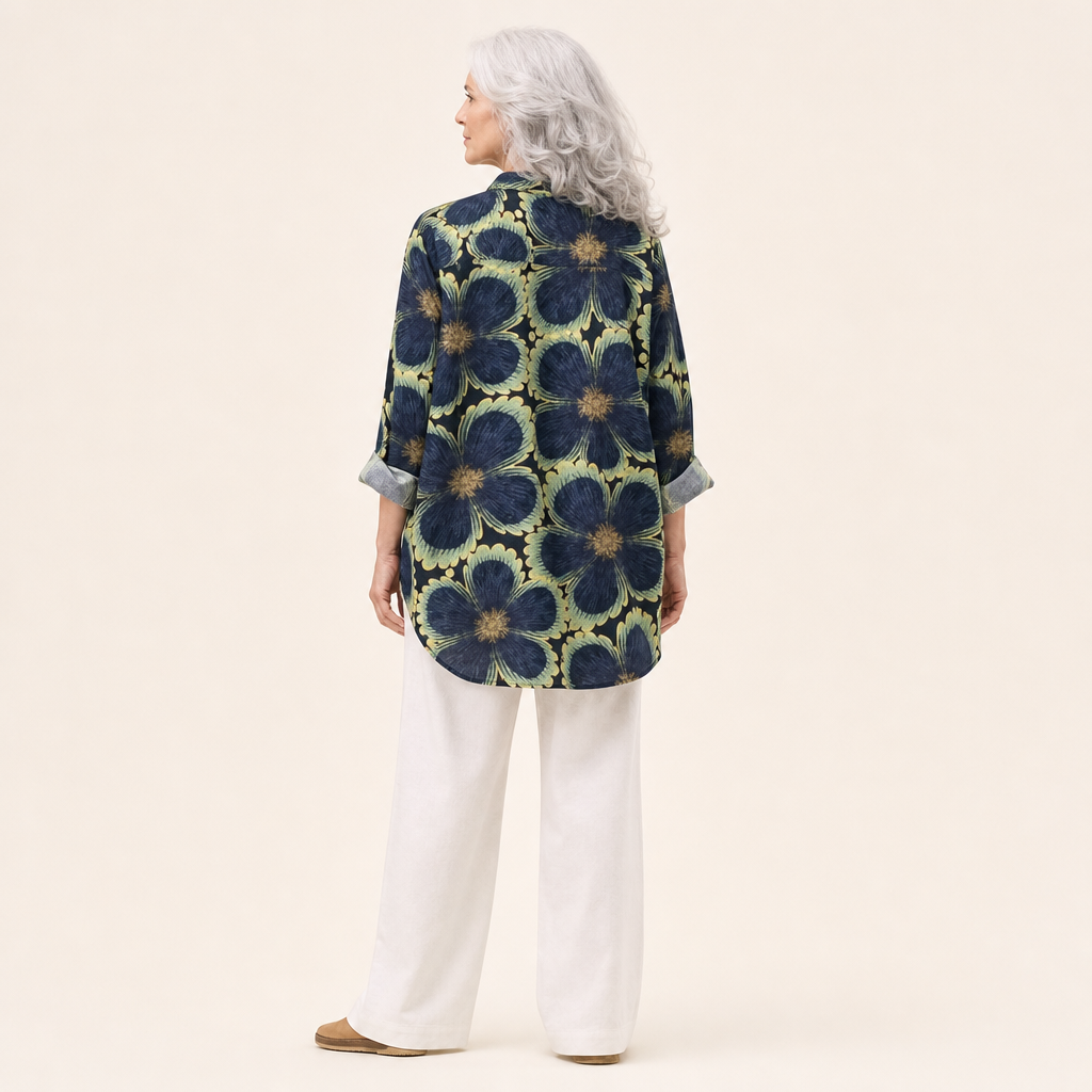 Camille - Classic Floral Blouse