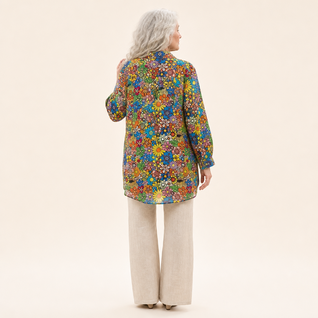 Noemie - Classic Floral Blouse
