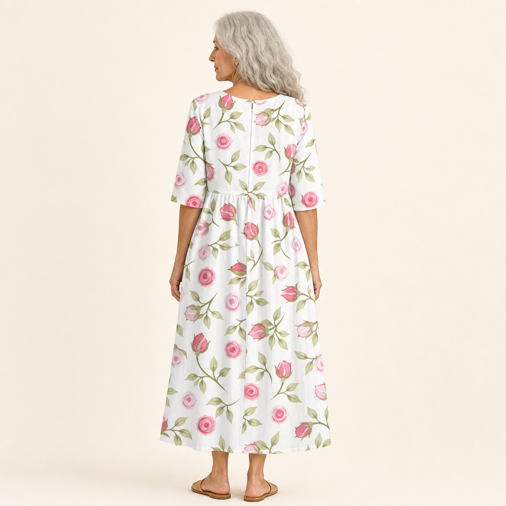 Thais - Chic and Comfortable Flowy Maxi Dress