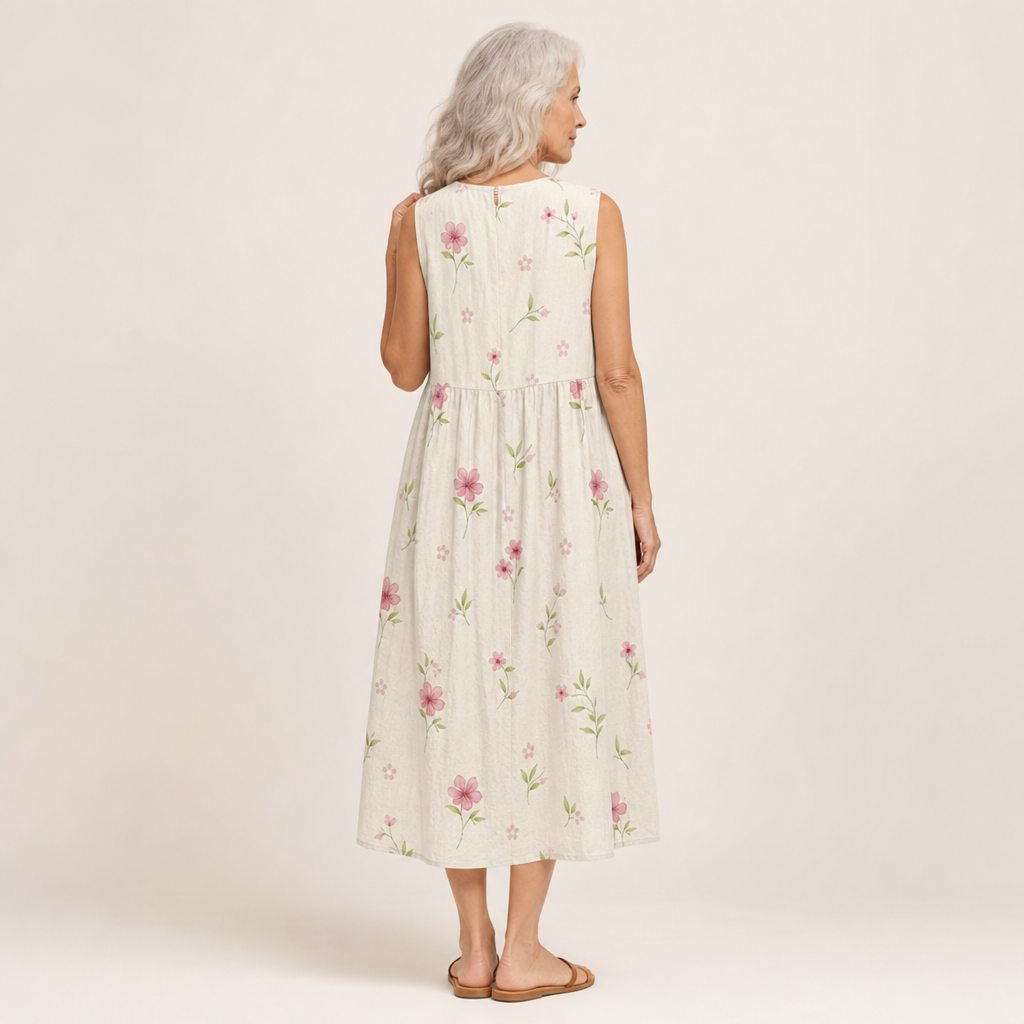 Faustine - Comfortable Sleeveless Summer Dress
