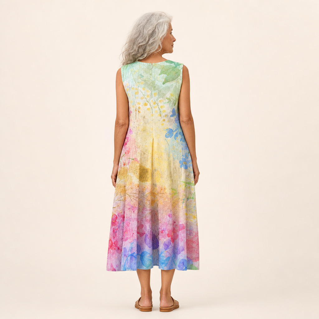 Laurine - Comfortable Sleeveless Summer Dress