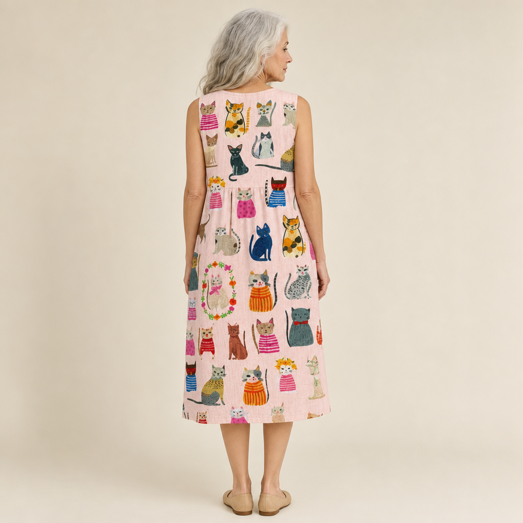 Oceane - Comfortable Sleeveless Summer Dress