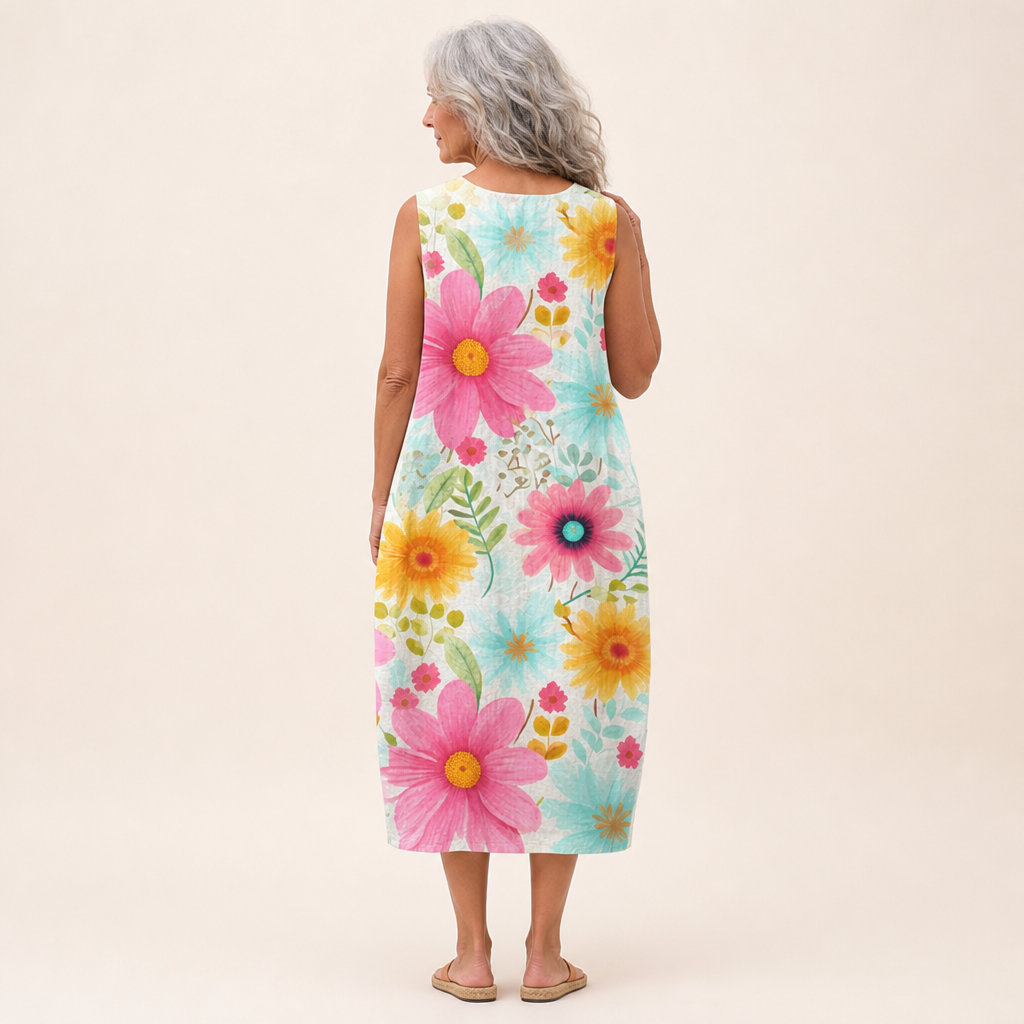 Manon - Comfortable Sleeveless Summer Dress