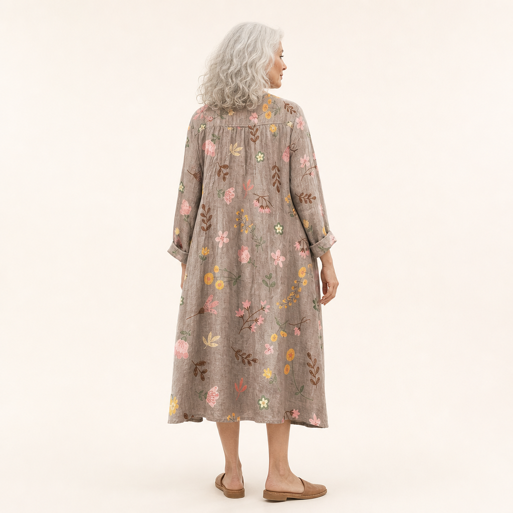 Maelys - Flattering Printed Summer Dress