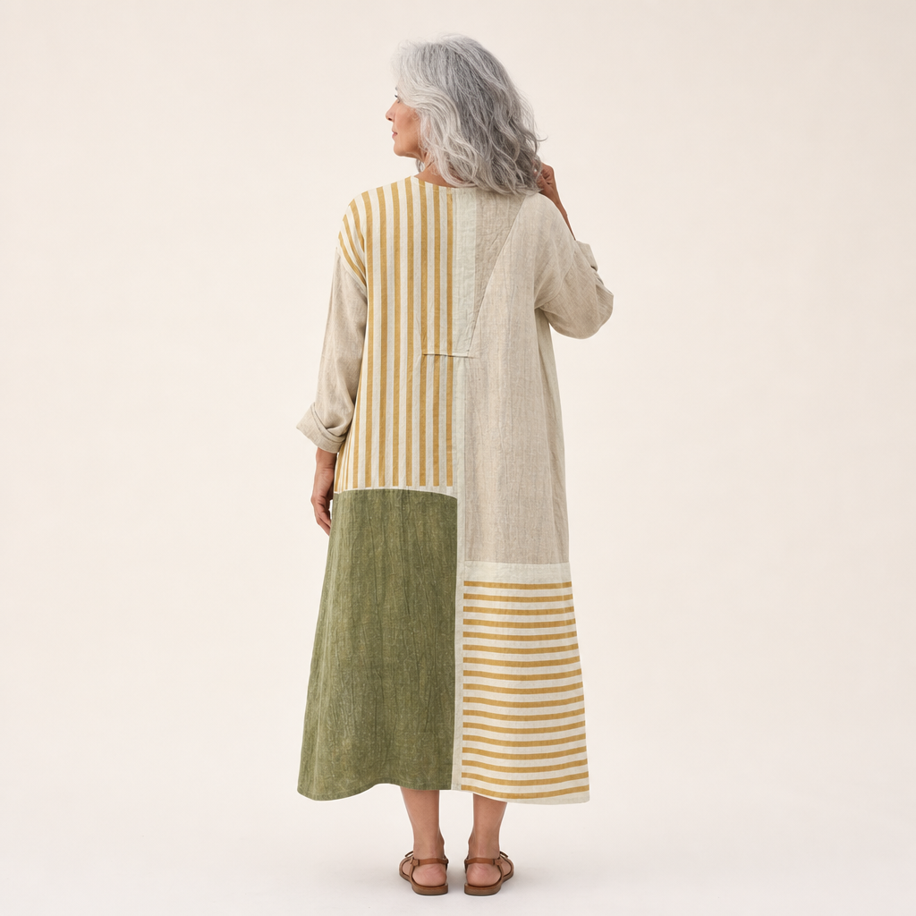Tess - Flattering Printed Summer Dress