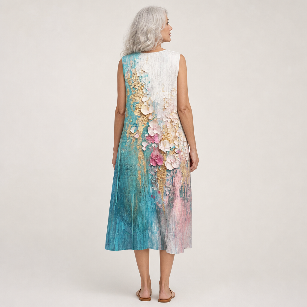 Floriane - Comfortable Sleeveless Summer Dress