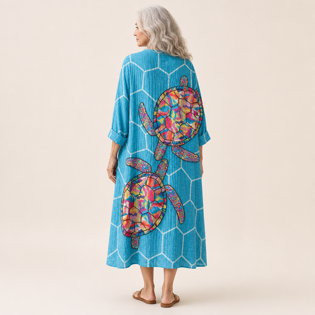 Eloise - Flattering Printed Summer Dress