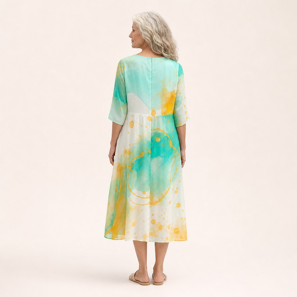 Mireille - Chic and Comfortable Flowy Maxi Dress