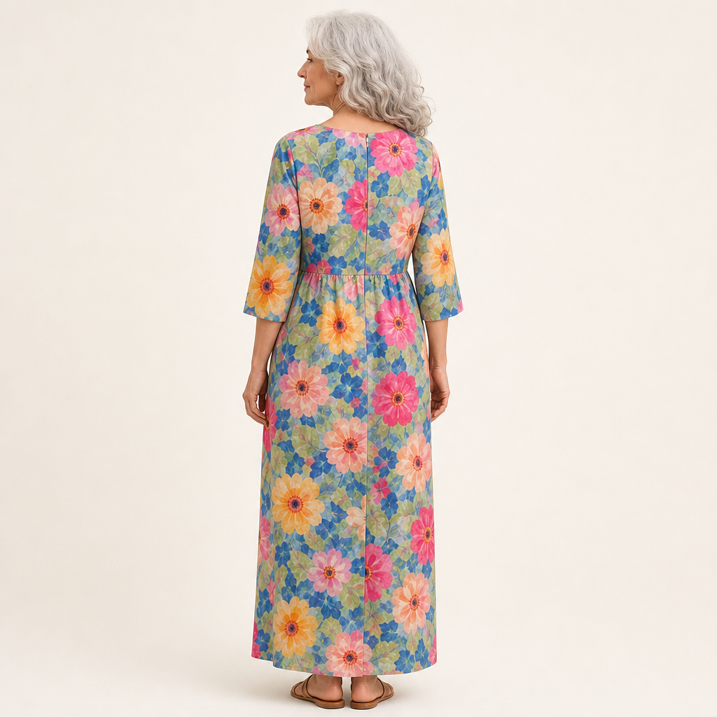 Solene - Elegant & Comfortable Fluid Maxi Dress