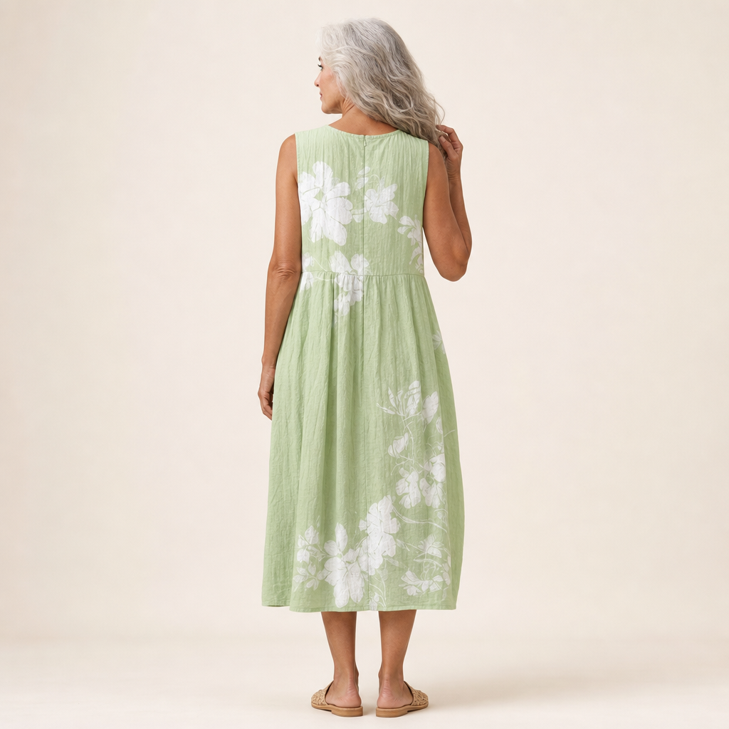 Ewan - Comfortable Sleeveless Summer Dress