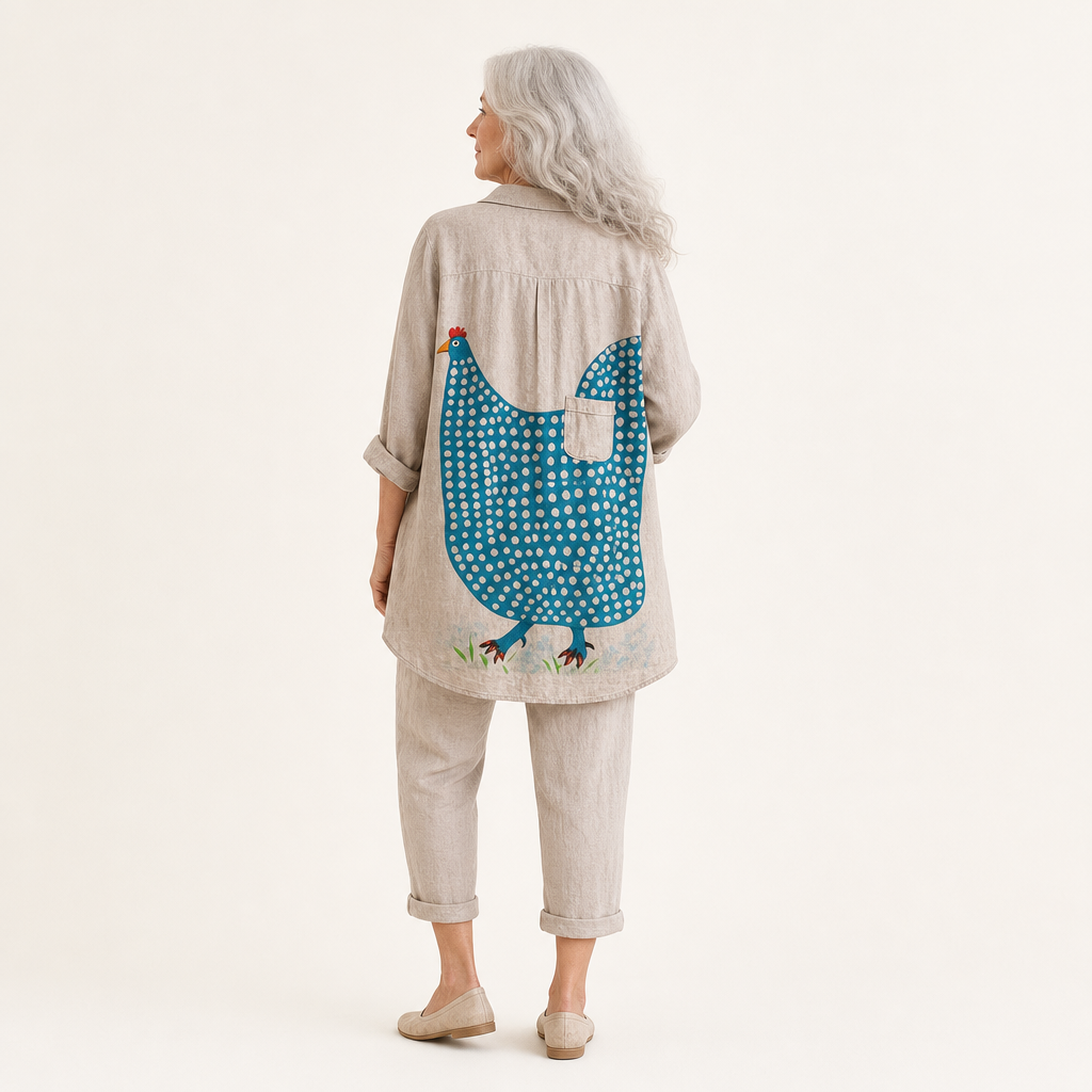Celine - Vintage Style Blouse