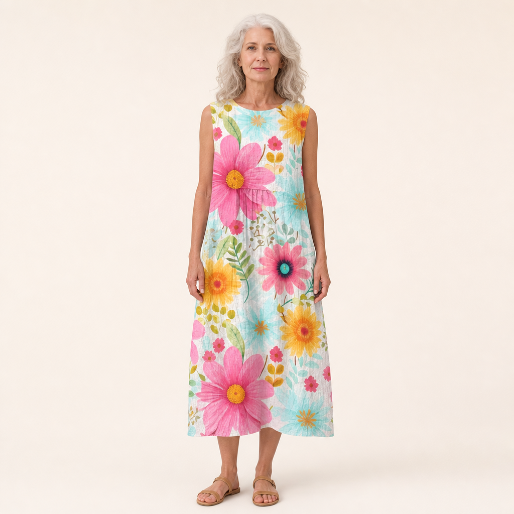 Manon - Comfortable Sleeveless Summer Dress