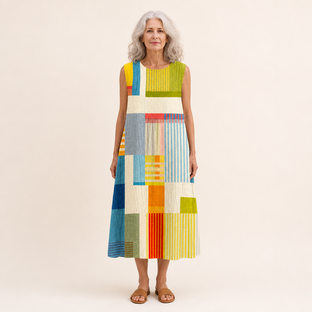 Lea - Comfortable Sleeveless Summer Dress